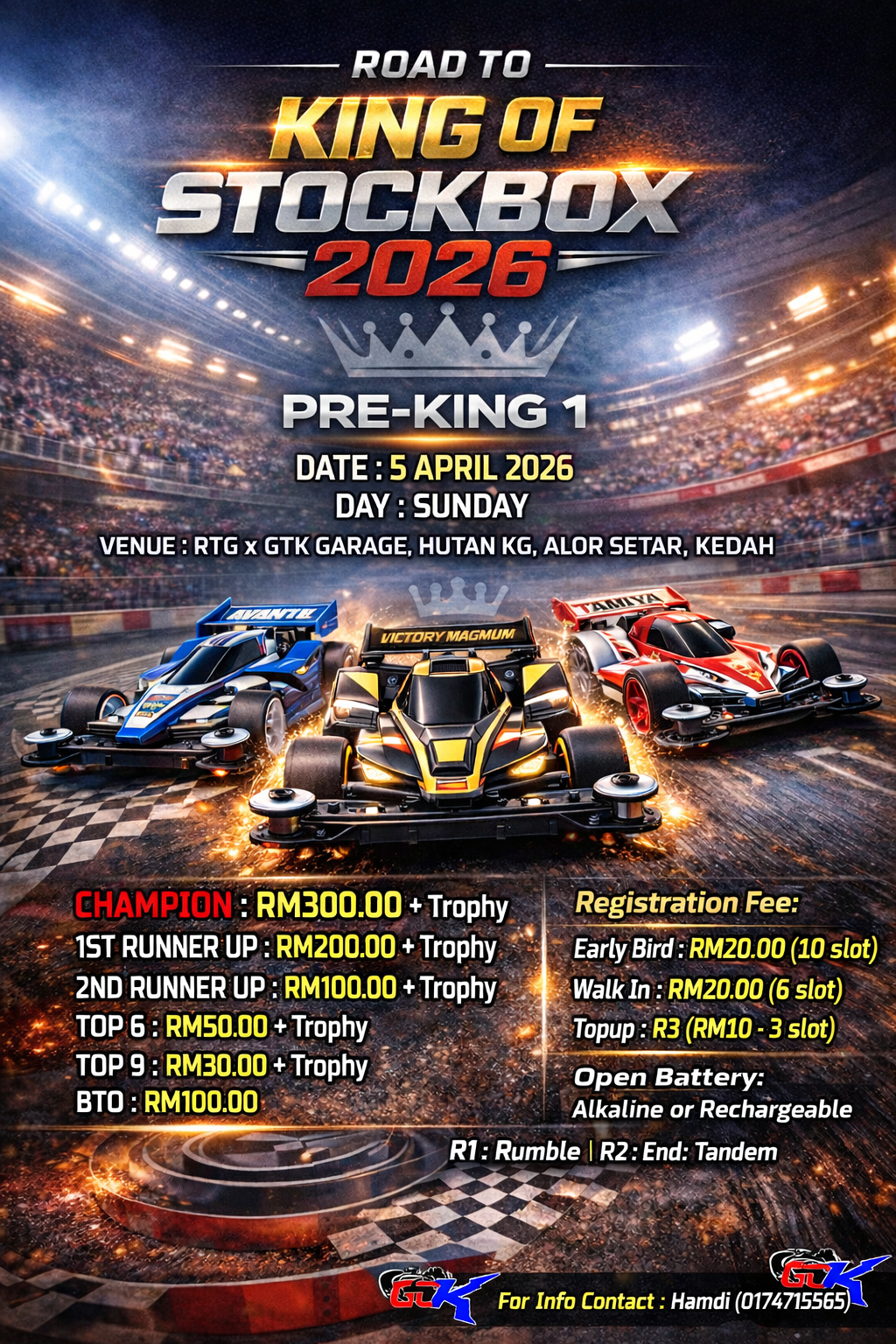 PRE KING 1 ROAD TO KING OF STOCK BOX 2026 Poster
